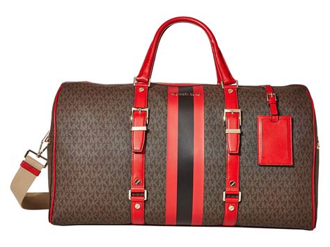 womens duffle bags michael kors|Michael Kors large suitcase.